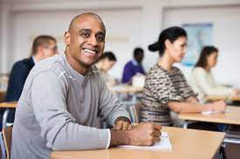 Stock image of ESOL learner